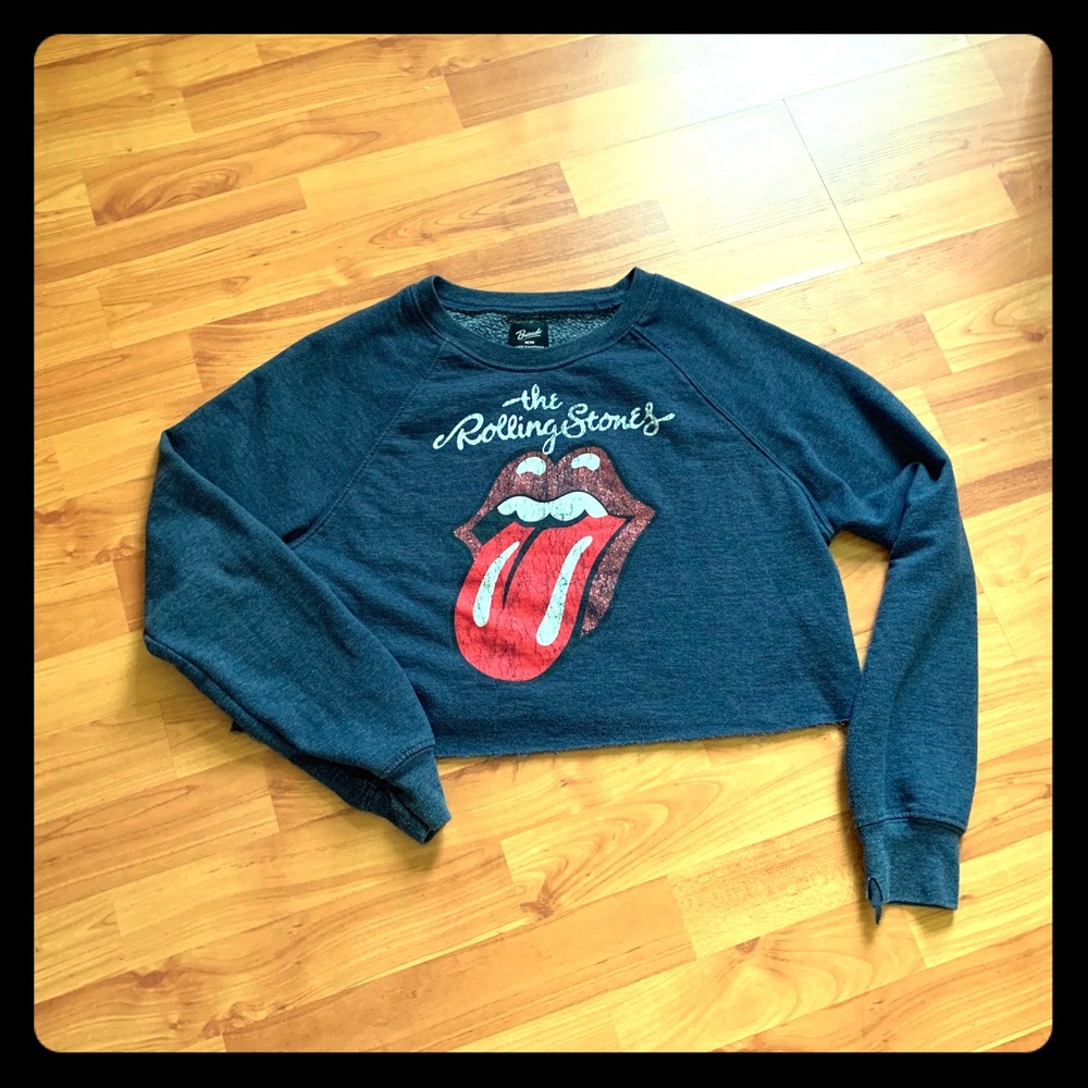 The Rolling Stones crop sweatshirt